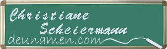 Christiane Scheiermann Visitenkarte
